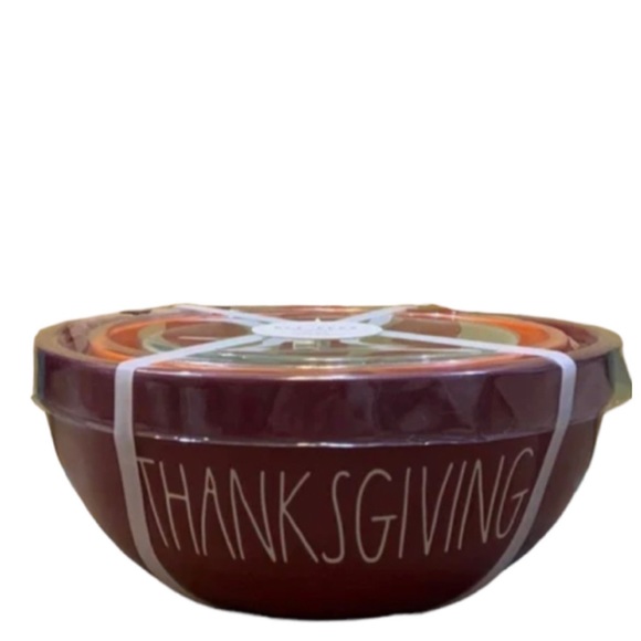 NEW Rae Dunn Ceramic Thanksgiving Mixing Bowls Set - Picture 3 of 4